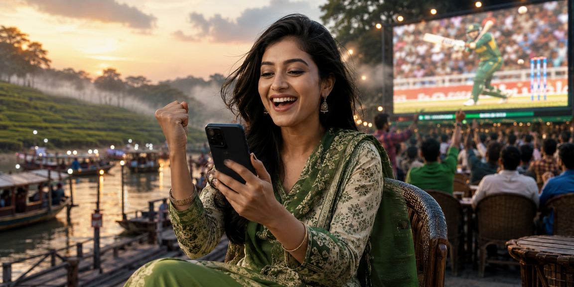 বরিশালে খেলার মেলায় লটারির দৃশ্য